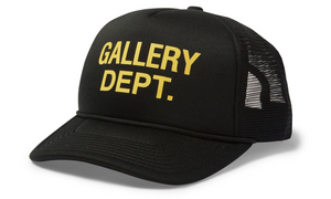 Gallery Dept. Logo Trucker Snapback "Black Yellow"