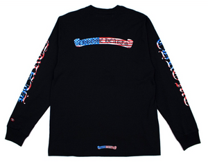 Chrome Hearts Matty Boy America Crewneck "Black Red Blue"