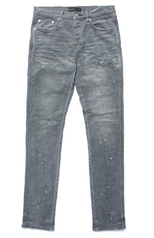 Purple Mens 3-Needle Grey Wash Repair Jeans "Grey Wash" $295.00