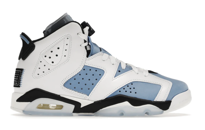 Air Jordan 6 Retro (GS) "UNC White"