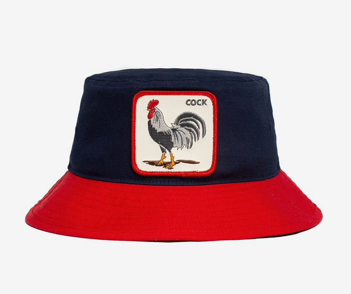 Goorin Bros Americana Bucket Hat "Navy Red"