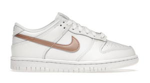 Nike Air Dunk Low (GS) "White Metallic Red Bronze"