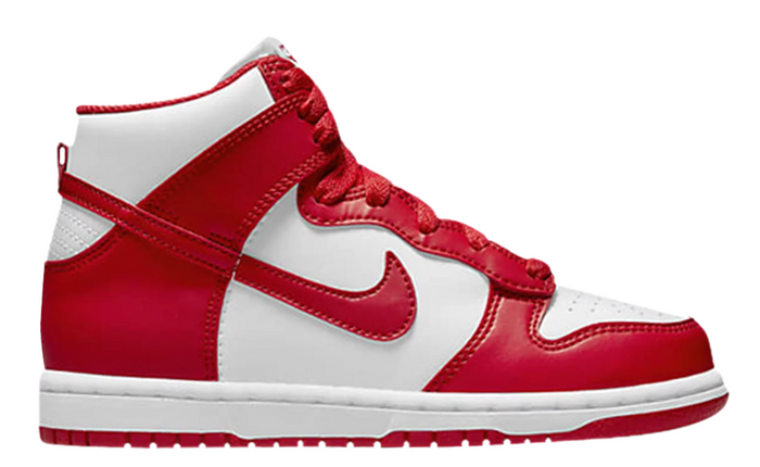 Nike Air Dunk High (PS) "Championship White Red"