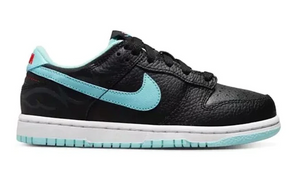 Nike Air Dunk Low SE (PS) "Barber Shop Black"