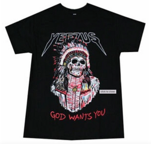 Threads On Demand Yeezus Chief Tee "Black White Red"