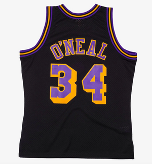 Mitchell & Ness NBA Lakers Shaquille O'Neal 96 Swingman Jersey "Black Purple"