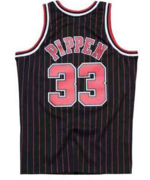 Mitchell & Ness NBA Chicago Bulls Scottie Pippen Swingman Alternate 1995 Jersey "Black Red"