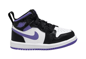 Air Jordan 1 Mid (TD) "Black Dark Iris"