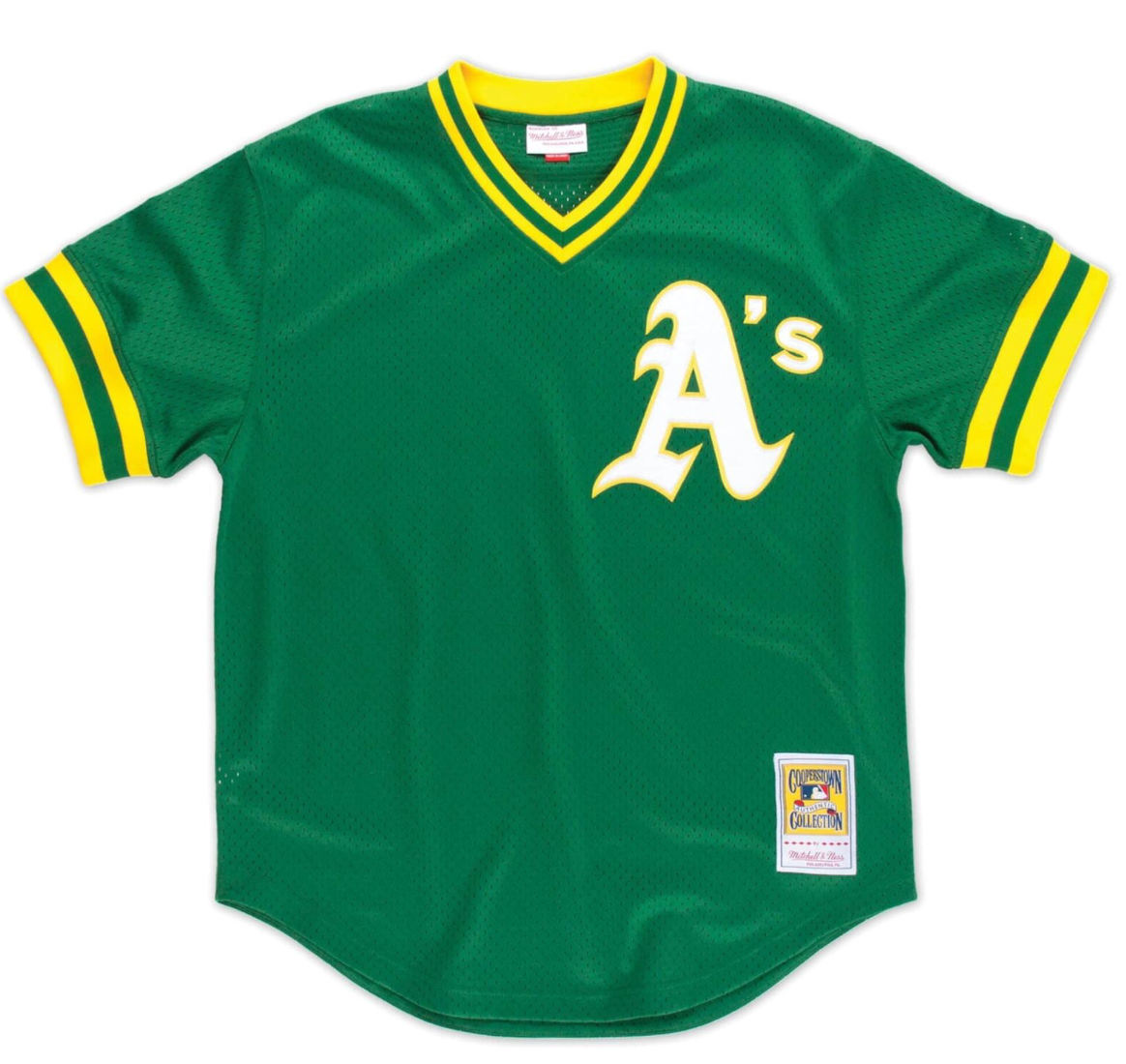 oakland a's jersey yellow