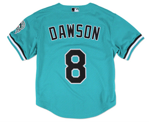 Mitchell & Ness MLB Authentic BP Florida Marlins Jersey "Teal Black"