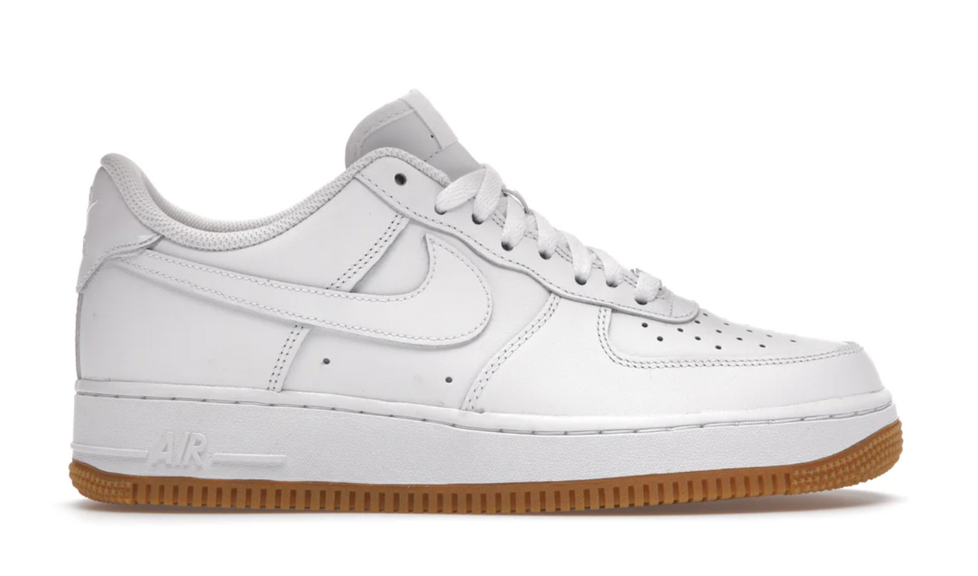 AUTHENTIC NIKE AIR FORCE 1 `07 White Gum DJ2739-100 Men size