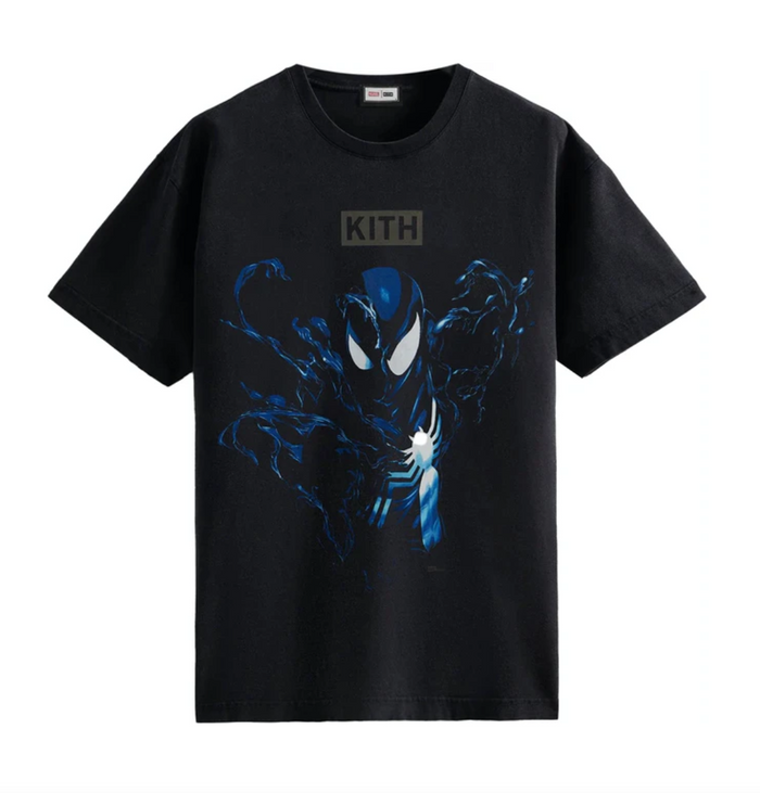 Kith Marvel Spider-Man Black Suit Vintage "Black Blue"