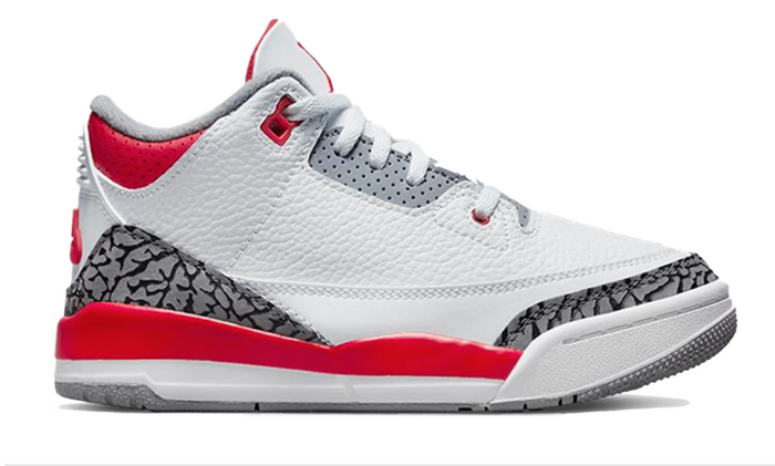 Air Jordan 3 Retro (PS) "Fire Red 2022"