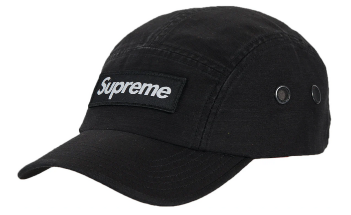 Supreme Strap Military Camp Dad Hat "Black" $110.00