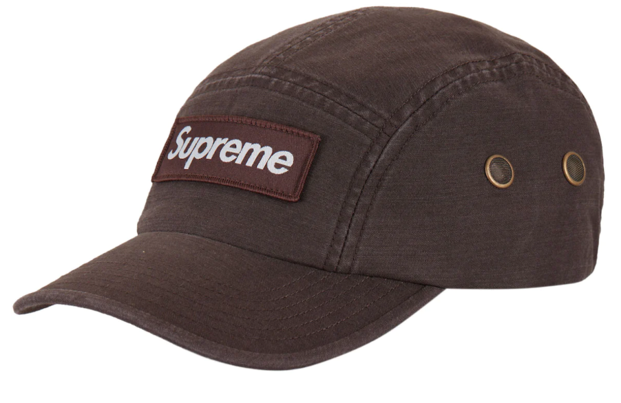 Supreme Strap Military Camp Dad Hat "Brown" $110.00