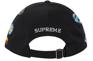 Supreme Sponsors 6-Panel Dad Hat "Black"