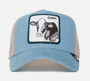 Goorin Bros The Cash Cow Snapback Trucker Hat "Blue"