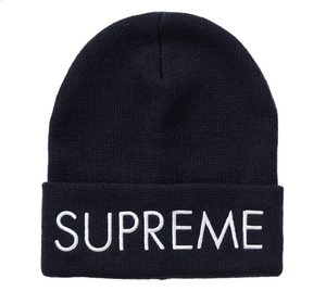 Supreme Capital Beanie "Navy"