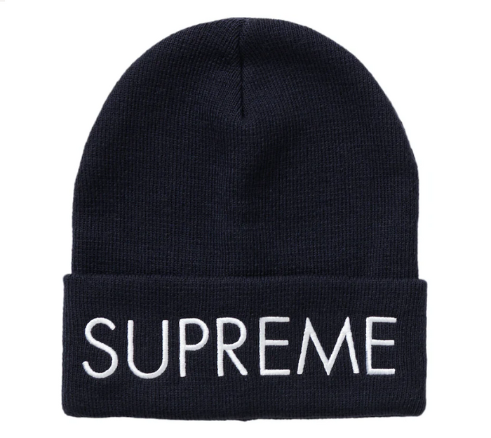 Supreme Capital Beanie "Navy"
