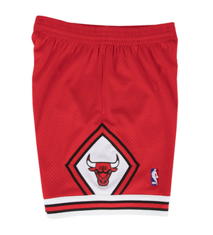 Mitchell & Ness NBA Bulls 97-98 Swingman Road Shorts "Red White"
