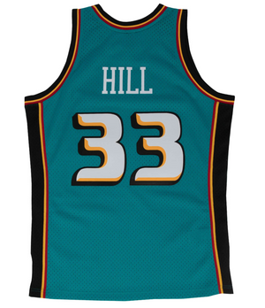 Mitchell & Ness NBA Pistons 98 Grant HillSwingman Road Jersey "Teal"