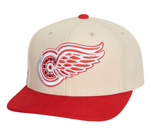 Mitchell & Ness NHL Detroit Red Wings Vintage Snapback "Off White"