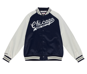 Mitchell & Ness Chicago White Sox Primetime Lightweight Satin Jacket 