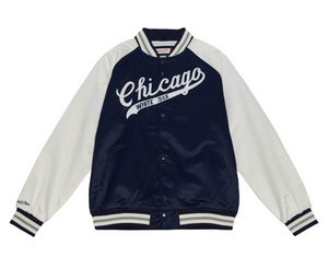 Mitchell & Ness Chicago White Sox Primetime Lightweight Satin Jacket "Navy White"