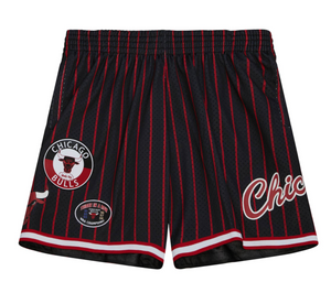 Mitchell & Ness Chicago Bulls NBA City Collection Shorts "Black Red"