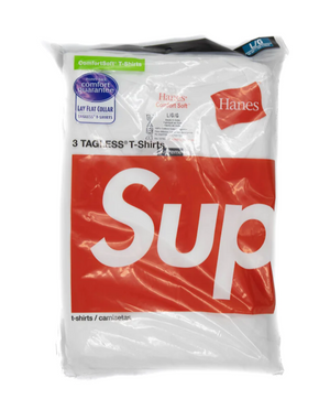 Supreme Hanes 3 Tagless Tee "White"