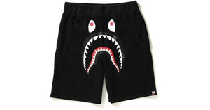 A Bathing Ape Shark Sweat Shorts "Black Camo" $250.00