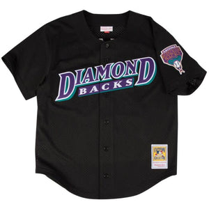 Mitchell & Ness MLB Authentic BP Arizona Diamondbacks Jersey "Black Purple"