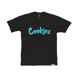 Cookies Mens Original Mint Crew Neck Tee "Black Cookies Blue"