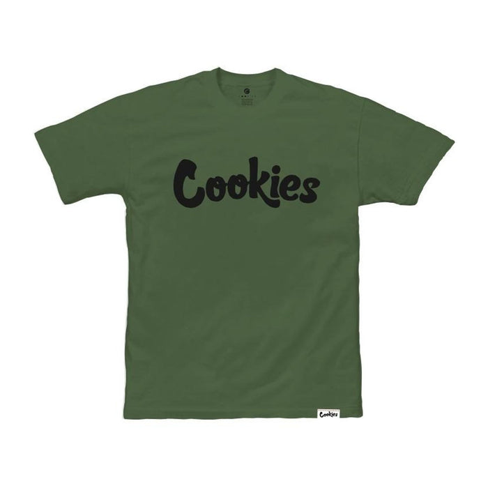 Cookies Mens Original Mint Crew Neck  "Olive Black"