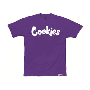 Cookies Mens Original Mint Crew Neck Tee "Purple White"