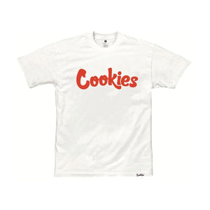 Cookies Mens Original Mint Crew Neck "White Red"
