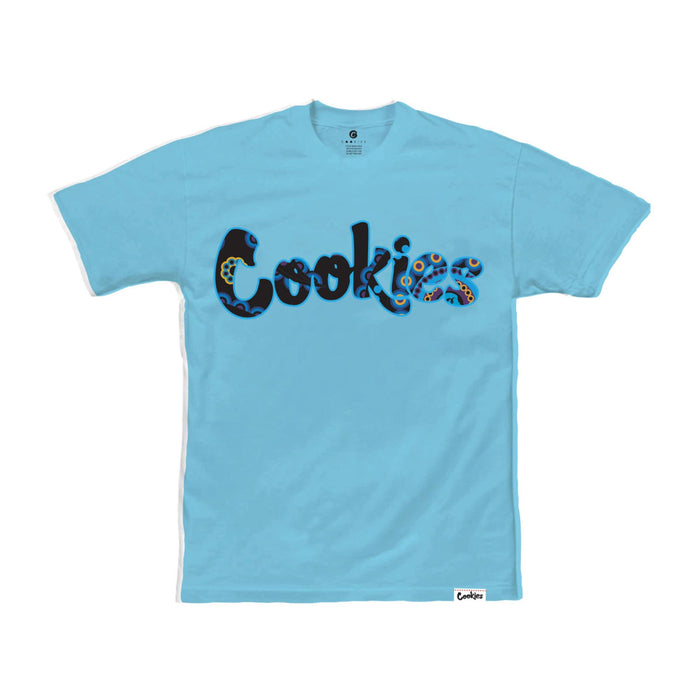 Cookies Mens Casablanca Logo Crew Neck "Pacific Blue"