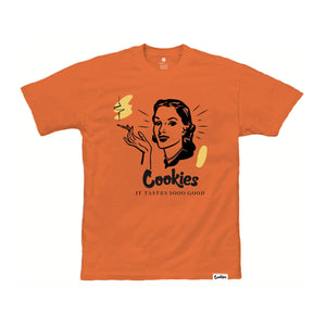 Cookies Mens Taste So Good Crew Neck T-Shirt 1557T5920 Orange