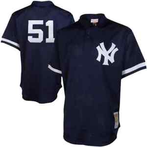Mitchell & Ness MLB Authentic BP New York Yankees Jersey "Navy White"