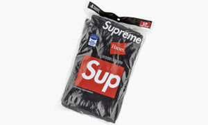Supreme Hanes Tagless Boxer Briefs "Black White" $80.00
