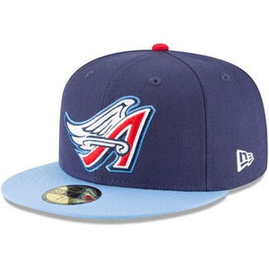 New Era L.A. Anaheim Angels Fitted Grey Bottom "Navy White Red"