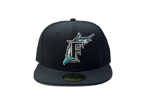 Florida Marlins Fitted "Black" - FCSSNEAKERS.COM